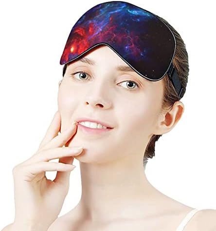 GalaxySleep маски за очите на капакот на окото со прилагодлива еластична лента ноќно слепило за жени мажи за јога патувања дремки