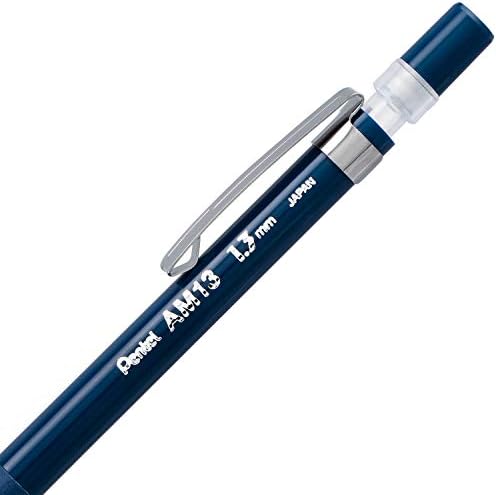 Pentel Sharp HD механички молив, темно сино барел, супер-полимер за олово за полнење