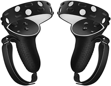Контролорот TNP се зафаќа за Oculus Quest 2 / Meta Quest 2 kluckle Strap Black VR Controller Контролер на допир рачен зафат на капакот