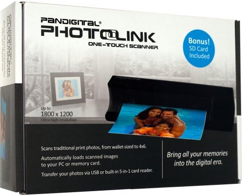 Pandigital PANSCN01 Photolink Mini скенер -Black