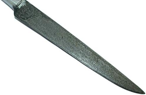Раџански скапоцени камења рачно изработена челична рачна рачка од челик Дамаск