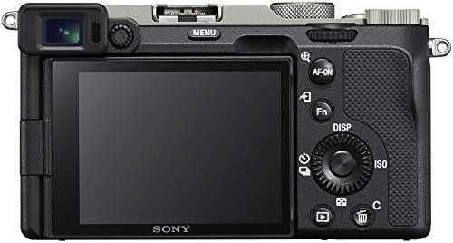 Сони а7ц Огледало Целосна Рамка Камера Тело со Sony FE 50mm F2. 5 G Компактен Објектив SEL50F25G Сребрена ILCE7C/S Пакет Со Деко Опрема Фотографија