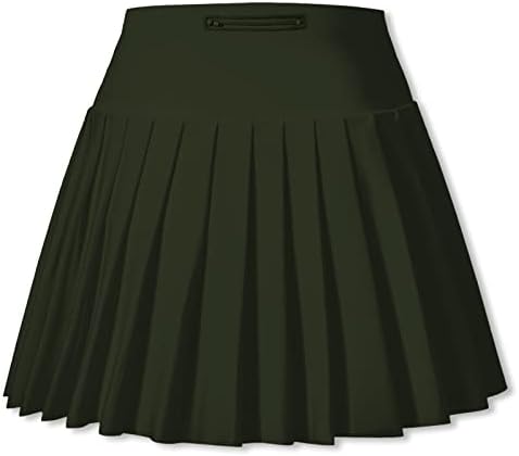 Sanените Sangtree Pleated тениско здолниште со џебови девојки со високи половини за атлетски голф, 2 години - САД 4XL