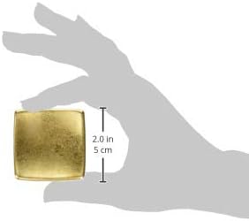 箔 一 Користете остатоци од злато од злато од каназава, 4,5 × 4,5 × 1 см, златно