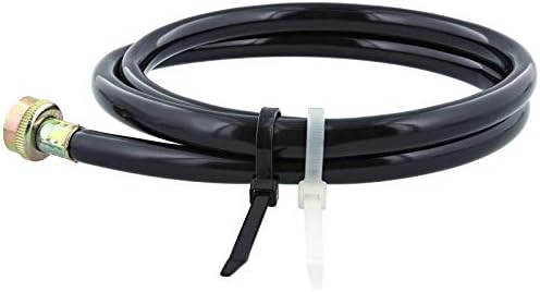 8 -инчен црна УВ -кабелска вратоврска - 100 пакувања