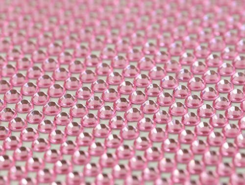 CraftbuddyUS 1500 Масовно Лист од 5mm Самолепливи Розова Дијамант Стап На Кристал Камења Занает