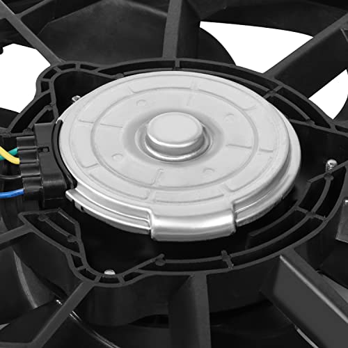 NI3115150 фабрички стил со двојна радијаторска ладење на вентилаторот собрание на вентилаторот компатибилен со Nissan Rogue 2.5L 2014-2020, 12V,