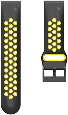 БУДАЈ 26 22мм Силиконски Бенд за Гармин Феникс 6 6Х Про 5Х 5 Плус/Претходник 935 ГПС Д2 Делта ПХ МК2 Брзо Ослободување Лесно вклопување Ремен За Часовници