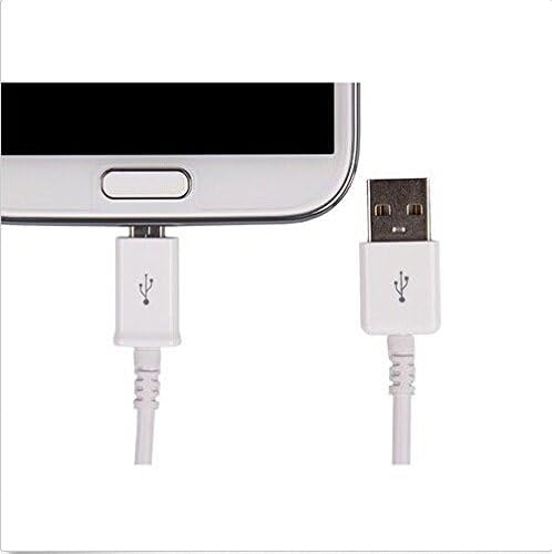 3ft Белата Микро USB Кабел За Податоци За Samsung Galaxy S3 S4 S 3 4 &засилувач; Забелешка 2 3