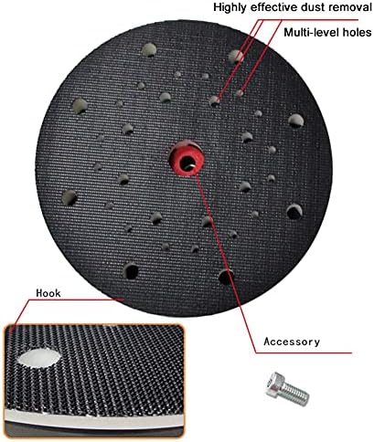 Биенака 6 инчи 17 дупки за пескарење подлога 150мм кука и јамка тврди абразивни дискови полирање