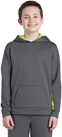 Sport-Tek Youth Sport-Wick Reece Colorblock Cooled Pullover. Yst235