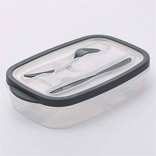 Пластична бенто кутија за оброк за оброк за храна Подготвен ручек 2 оддели што можат да се користат за микробранови на микробранови, домашни ручек Z-2020-8-21