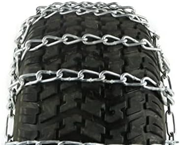 Продавницата РОП | 2 Пар за синџири на гуми за врски за Kubota 16x7.5x8 Front & 24x10.5x12 трактор за задна гума