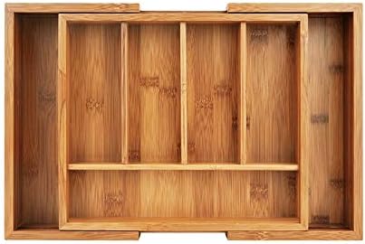 Кутија за складирање прилагодливо за складирање на Anncus Bamboo за Sundries Eco Eco Office Office Orfaction Multi-Use Home