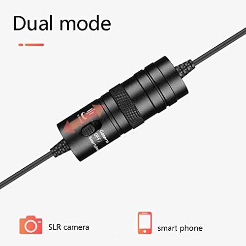 KXDFDC 3,5 mm приклучок микрофон лавалиер минијатурен шум намалување на мобилниот телефон професионален видео снимање мал микрофон