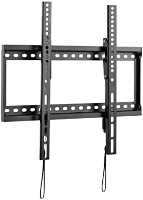Tripp Lite тешкиот ТВ wallид монтирање за 26 ”-70” за заоблени или рамни екран телевизиски прикази, поддржува до 165 фунти, навалување на аголот на гледање -8 ° до 0 °, монтажа н