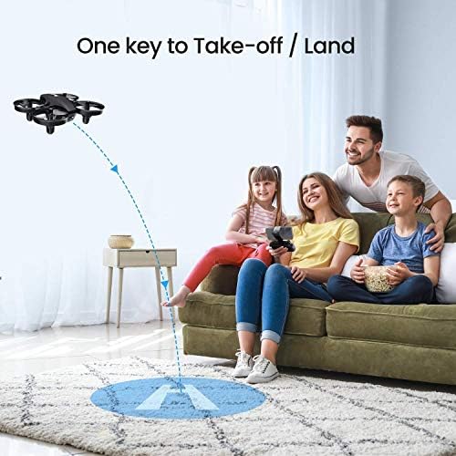 Потензичен дрон A20W за деца, мини дрон со камера 720p HD, RC Drone 3 батерии, одржување на надморска височина, режим без глава,