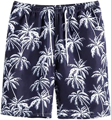 Hot6sl машки пливање стебла, машки плажа шорцеви случајни костуми за капење за капење летни облека за пливање со џебови со џебови