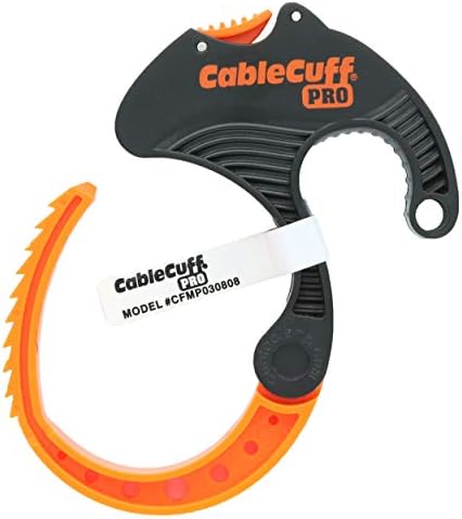 Cable Cuff Pro прилагодлива, еднократна, кабелска вратоврска замена за продолжени жици или електроника