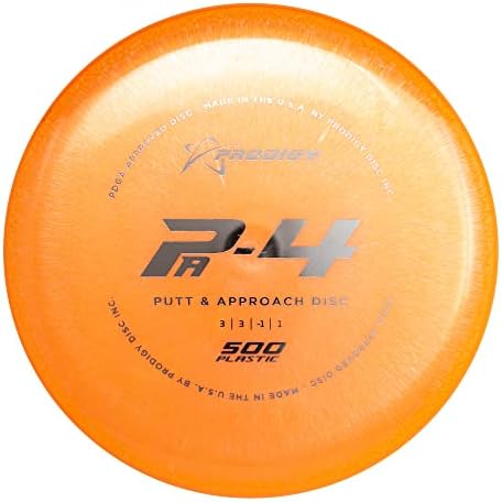 Prodigy Disc 500 PA-4 | Неправилен дискови за голф на дискови | Одлично за непопустливи снимки за пристап | Лесен промет или хицер-флипс | Совршен пристап за голф на дискови за