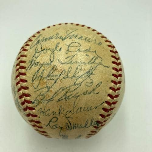 1950 Тимот На Чикаго Младенчињата Потпиша Официјална Национална Лига Фрик Бејзбол-Автограм Бејзбол