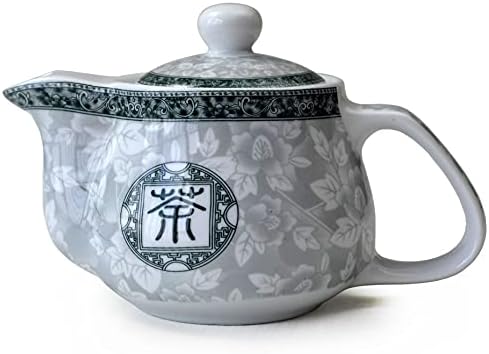 Кинески чајник 17oz порцелански чај тенџере од не'рѓосувачки филтер котел инфузер за домашна канцеларија