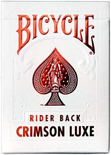 Нас што играме карти за велосипеди возач назад Crimson Luxe Co