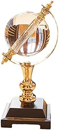 Оригиналност Дома декорација мебел транспарентен глобус за домашен декор ， тркалезна кристална топка стакло и метал глобус креативни