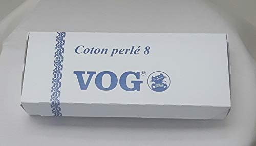Vog Perle памук со големина 8 Теми за вез - сет од 10 топки - жолти и портокалови нијанси
