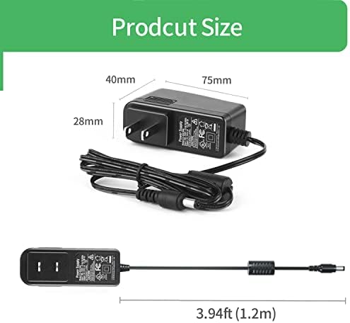 AC до DC 5V 1A адаптер за напојување, приклучок 5,5 mm x 2,1мм