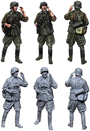 Германски војник на Гудмоел 1/35 германски војник Скриен смола фигура / неискористена и необоен војник минијатурен комплет / HC-527