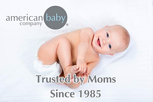Американска компанија за бебиња памук прилагодено здолниште со креветчиња со плеат, бело со сива точка, за момчиња и девојчиња