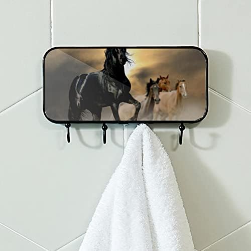 Држач за пешкири wallид монтиран решетка за пешкири за бања бањи бањарка облека облечена облека што работи коњски бања за бања, организатор