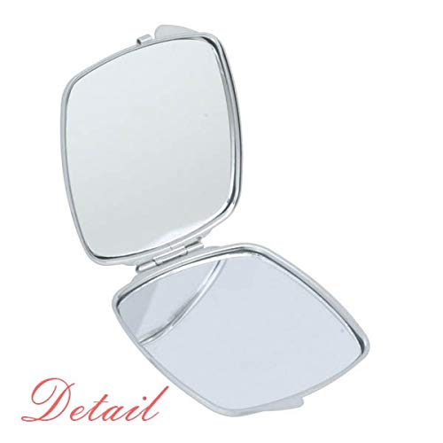 Кинеска компонента на знаци Chuo Mirror Преносен компактен џеб шминка двострано стакло