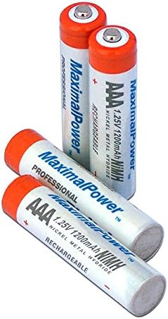 Максимална моќност ААА батерии за полнење 1200mAh со висок капацитет и долготрајно наполнето Ni-MH Triple A Battery 1.2V, пакет од 4