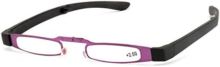 QI песна ултра лесна мини преносна преносна метална рамка за читање очила унисекс читатели очила QS2080