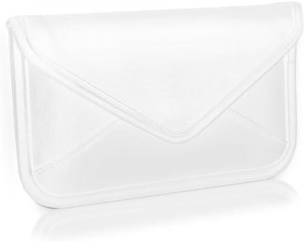 Boxwave Case for LG Aristo 3 - Елитна торбичка за кожен месинџер, синтетички кожен покрив куќиште дизајн на пликови за LG Aristo 3 - Брегот