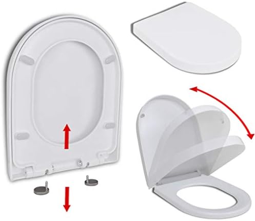 Седиште за тоалети, Полипропиленски капа на тоалетот Брзо ослободување за бања за мијалник за семејство