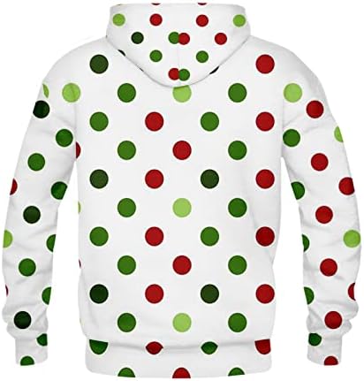 ADSSDQ долг ракав Основен преголем преголем јакна за лепење на празници од празник, густ удобност џемпер, качулка, фит графичка јакна