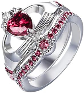 2023 Нов подарок бел камен накит рачно изработен исечен луксузен прстен ангажман свадбени прстени накит за жени гроздобер
