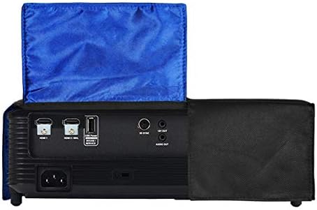 Bluecell Black Color Projector Cover Dust Cover Најлон ткаенина заштитник за Optoma HD142X HD143X 1080P Проектор за домашно кино театар