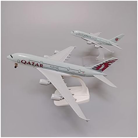 Модели на авиони 16см 20 см погодни за воздухот Катар ервејс A380 модел на авиони Катар Аирбас 380 Авијација умираат леани модел на авион Подарок