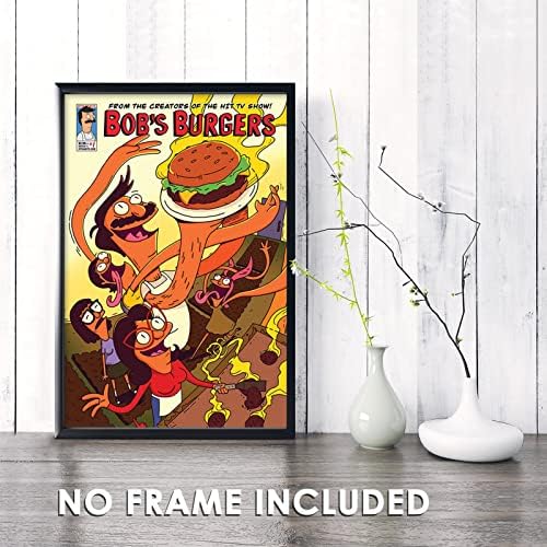 Мејборт постер печатење wallиден декор 12 x18 Бобс трговски хамбургери за дневна соба уметност дома декорација