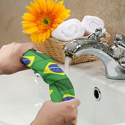 Бразил фудбалска шема за лице крпи Премиум крпи за миење крпи за миење на хотелска бања и бања