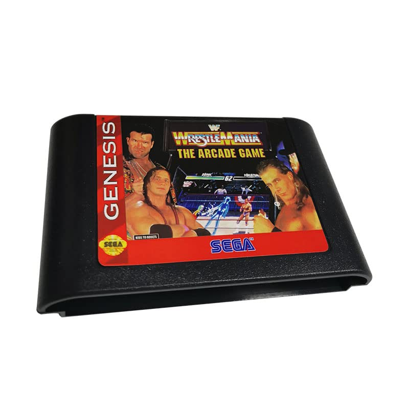 WWF WrestleMania Arcade -Game Cartridge - Електронски игри со 16 битни картички за игра за PAL и NTSC верзија