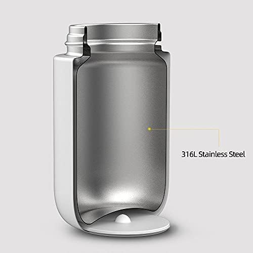 CZDYUF вакуумска термичка чаша 320ml Температурна чаша од не'рѓосувачки челик Термос Колба за преносни патувања за патувања