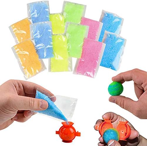 Комплетот за топчести топки DIY DIY Super Bouncy, направете свои повеќебојни топчиња за трескање, прашоци со повеќе бои, калапи