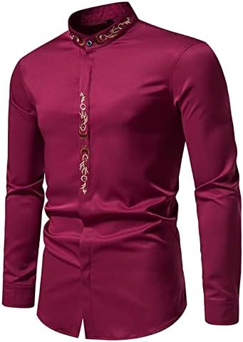 Dudubaby Брзи суви маици за мажи мода нови европски и американски модни цветни позлатени печати за маж со долг ракав за мажи