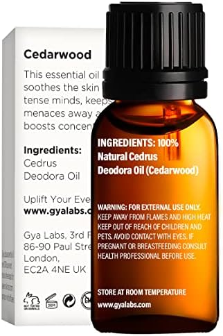 Есенцијално масло од јунипер за масло од кожа и кедарско дрво за сет за раст на косата - чисто терапевтско одделение за есенцијални масла
