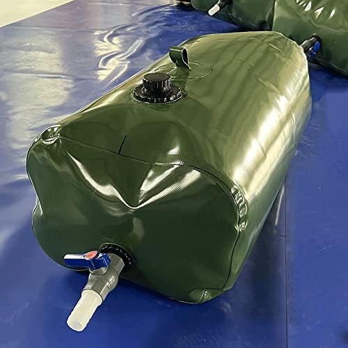 Maxepo Green со вентил склопувачки преносен резервоар за вода Голем капацитет мека торба за кампување RV отпорност на суша превенција